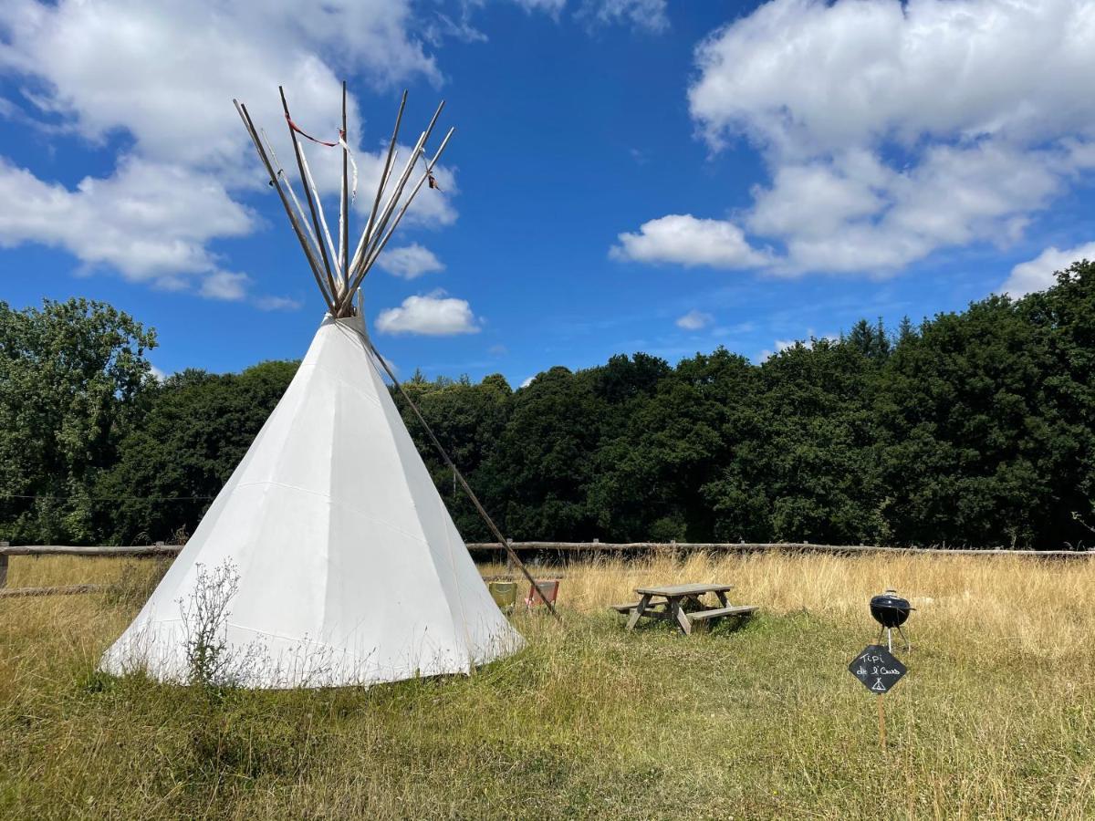 Terra-Tipike, Tipi A La Ferme Entre Terre Et Mer Trebry Экстерьер фото